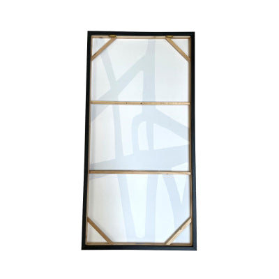 Monochrome Linen Art Rectangle